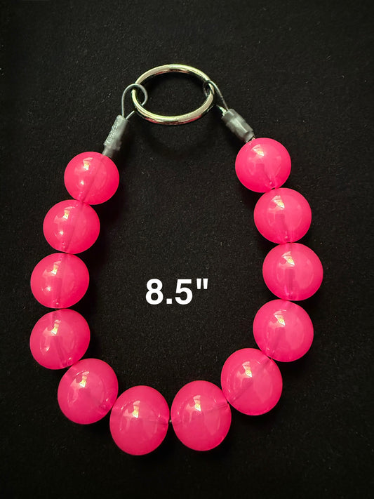 8.5" Pink🩷 Jelly Beaded Dog Collar