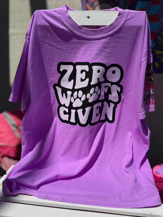 Zero Woofs Given T-Shirt